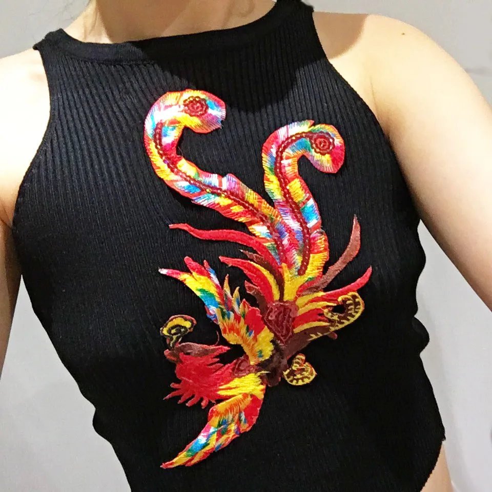 PHOENIX CROSS BACK DETAILS VEST TOP