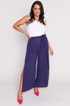 Reese Navy Wrap Pant