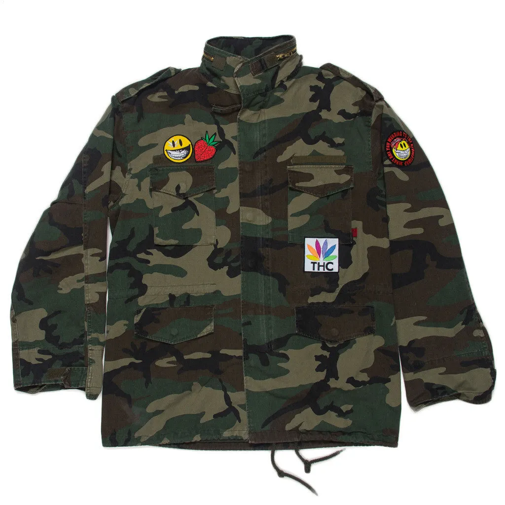 RON ENGLISH VINTAGE CAMO MILITARY JACKET