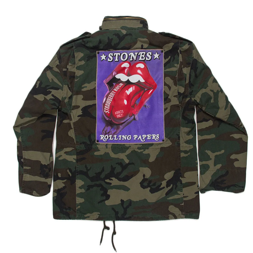 RON ENGLISH VINTAGE CAMO MILITARY JACKET