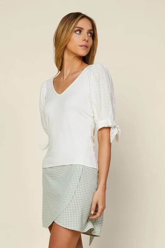 Short Sleeve Puff Top