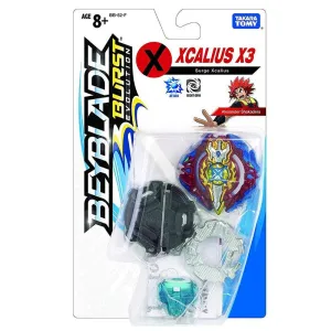 Takaratomy Beyblade Burst Evolution Surge Xcalius X3