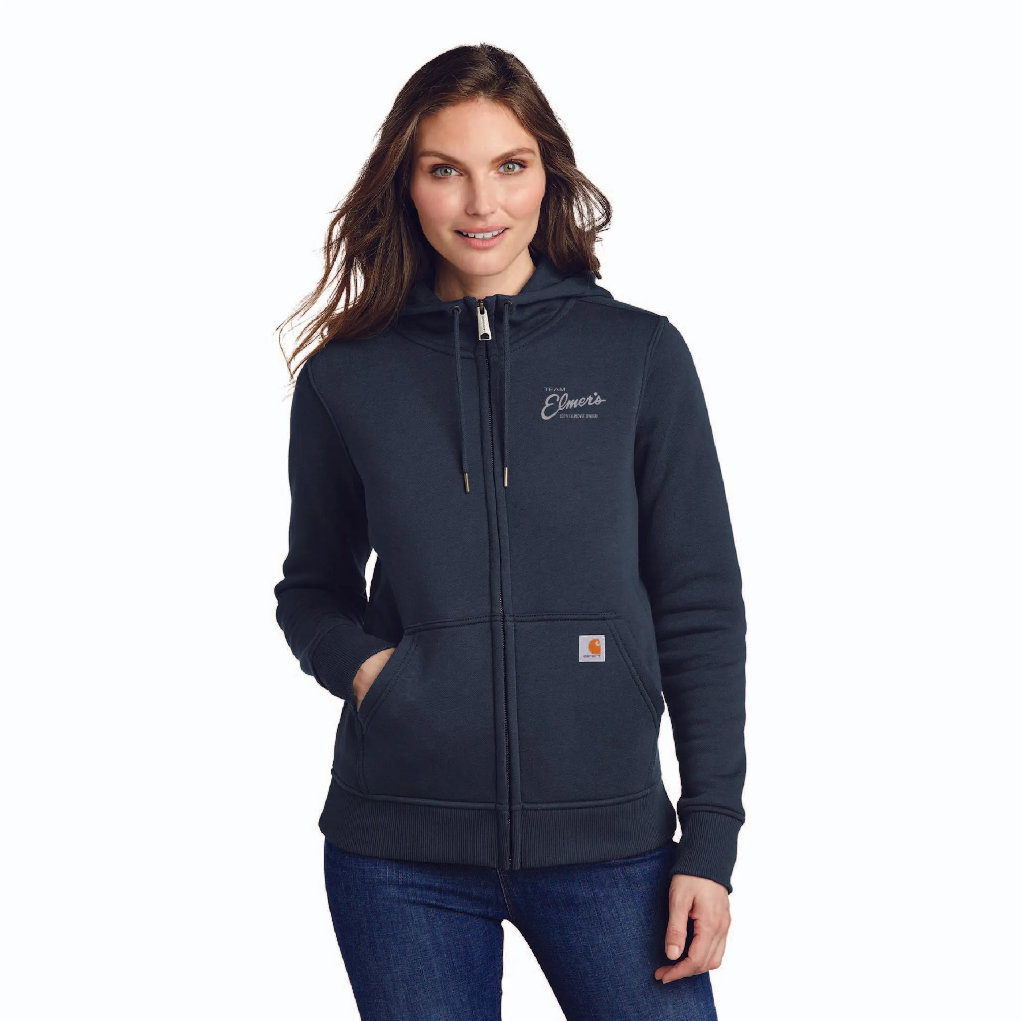 Team Elmer's Carhartt® Women’s Clarksburg Full-Zip Hoodie