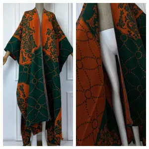 The Orange and Green Kimono