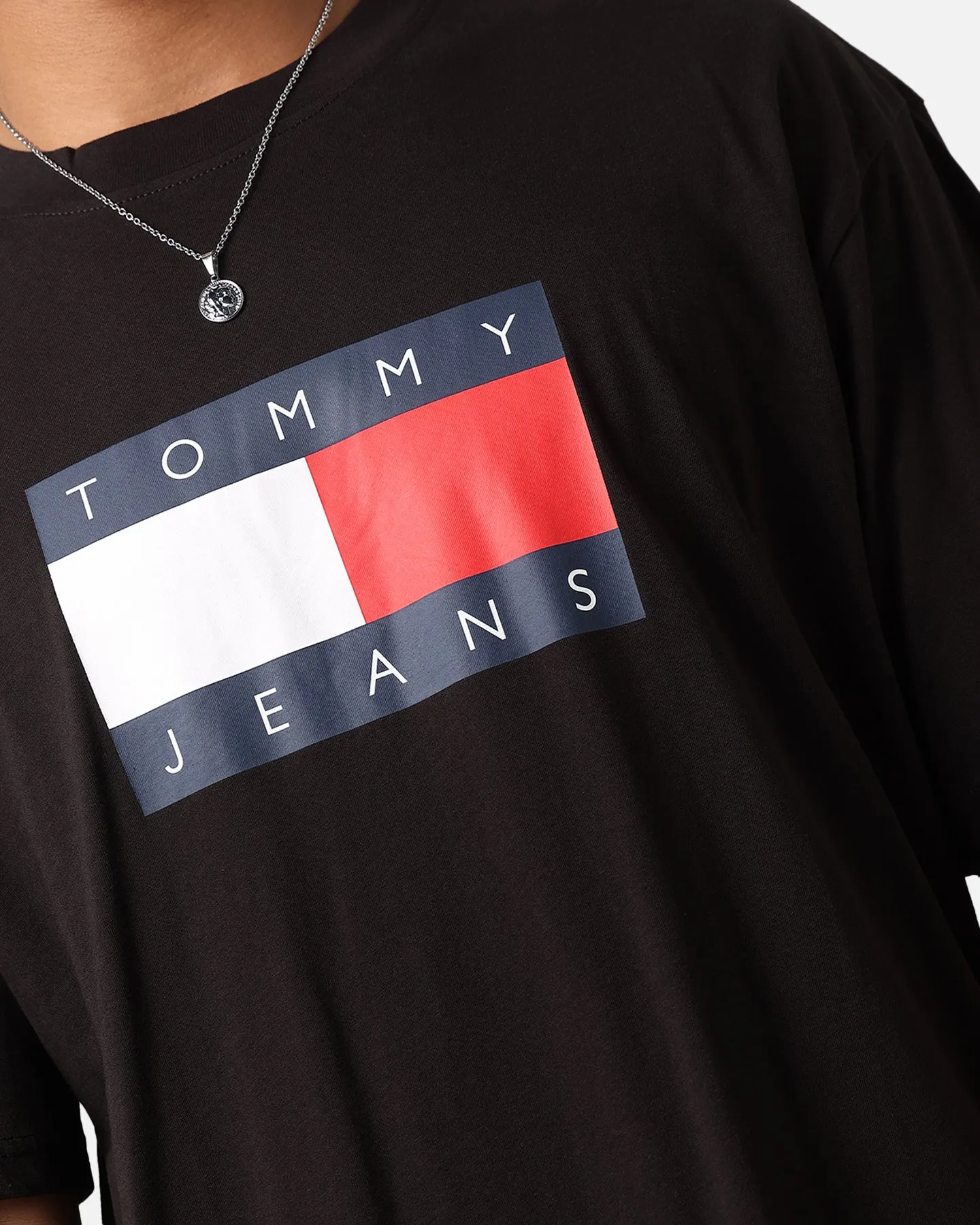 Tommy Jeans TJM Skate Flag T-Shirt Black