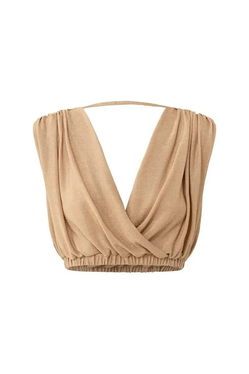 Valentina Draped Crop Top