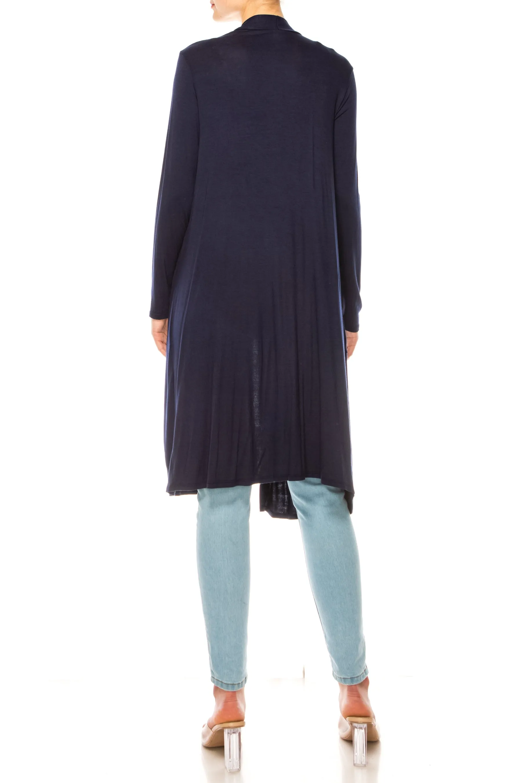 Women's Comfortable Relaxed Fit Long Cardigan - Perfect for Everyday Wear